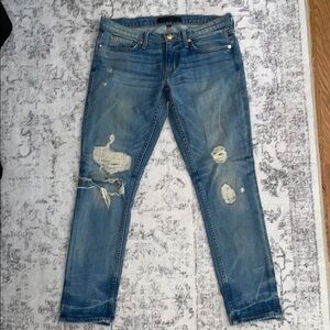 Juicy Couture Distressed Blue Jeans